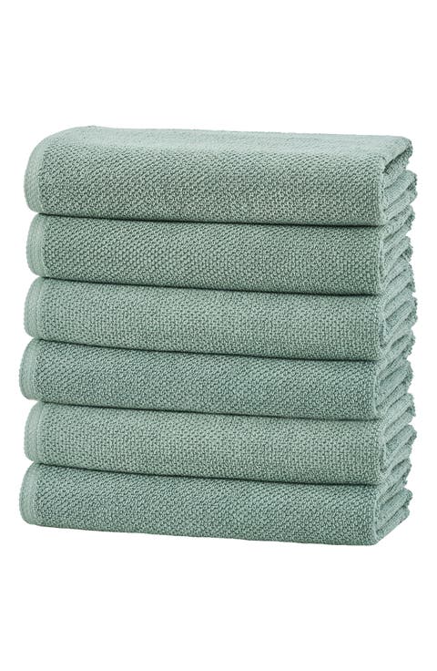 Popcorn Texture 6-Piece Towel Set