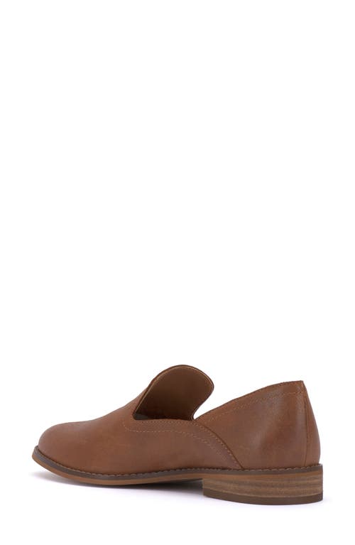 Lucky Brand Ellanzo Leather Loafer In Brown
