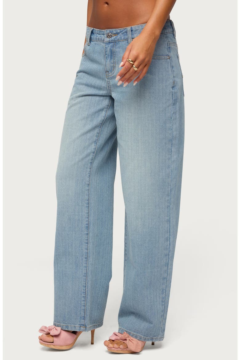 Cresida Low Rise Straight Leg Jeans, Alternate, color, LIGHT-BLUE-WASHED