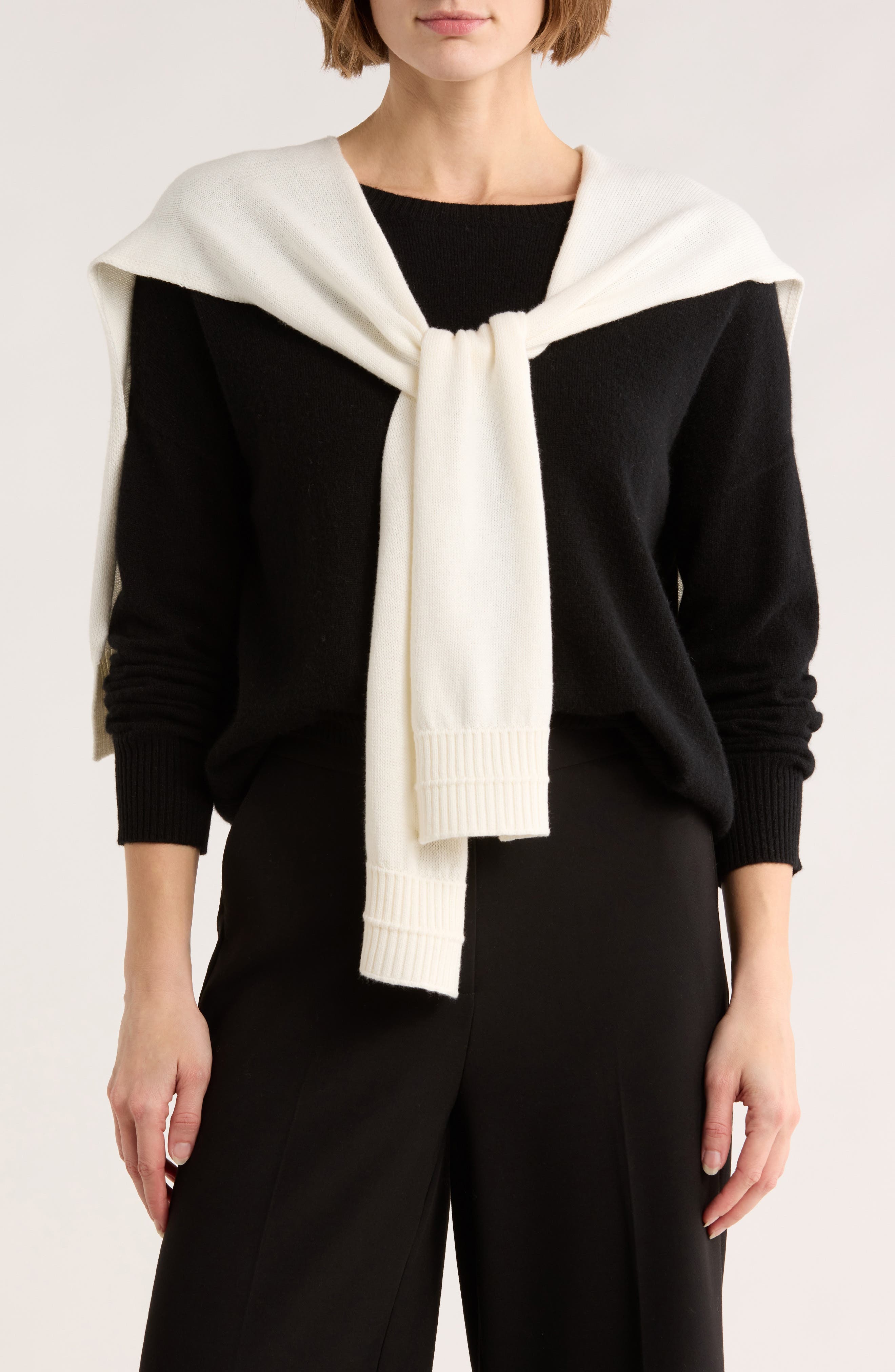 Derek Lam 10 Crosby The Cotton & Wool Shrug