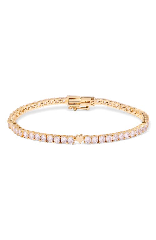 Brook & York Brook And York Coco Heart Tennis Bracelet In Multi