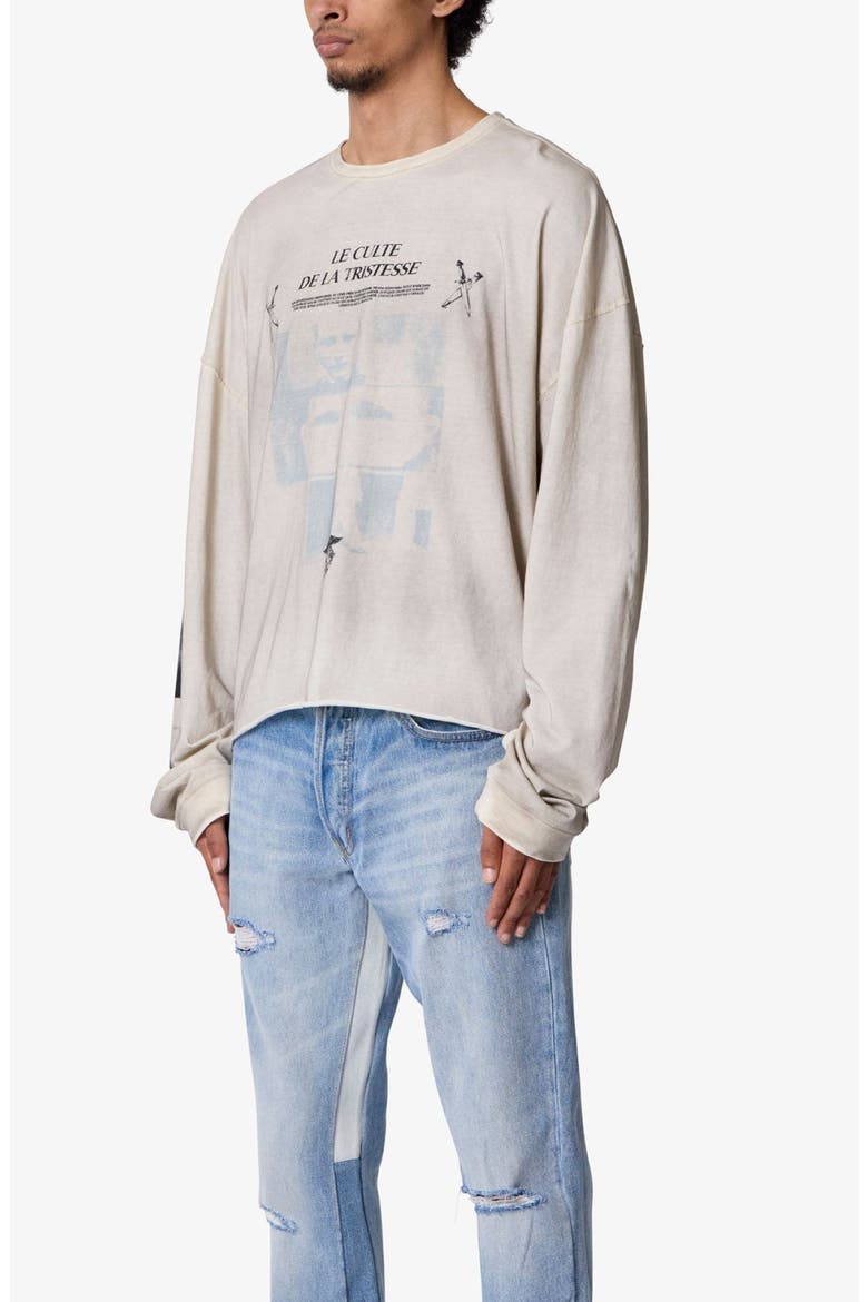 Le Culte Long Sleeve Cotton Graphic T-Shirt, Alternate, color, OFF WHITE