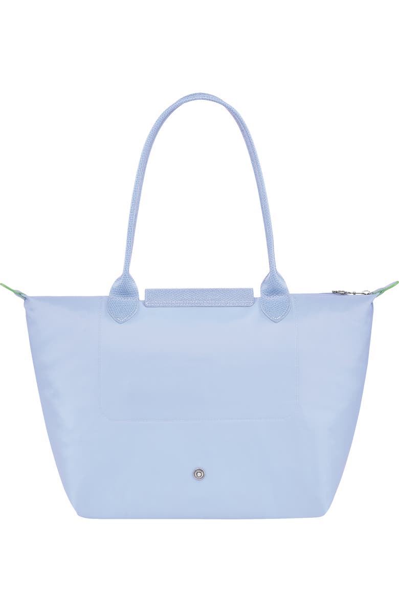 Longchamp Small Le Pliage Green Recycled Canvas Shoulder Tote, Alternate, color,