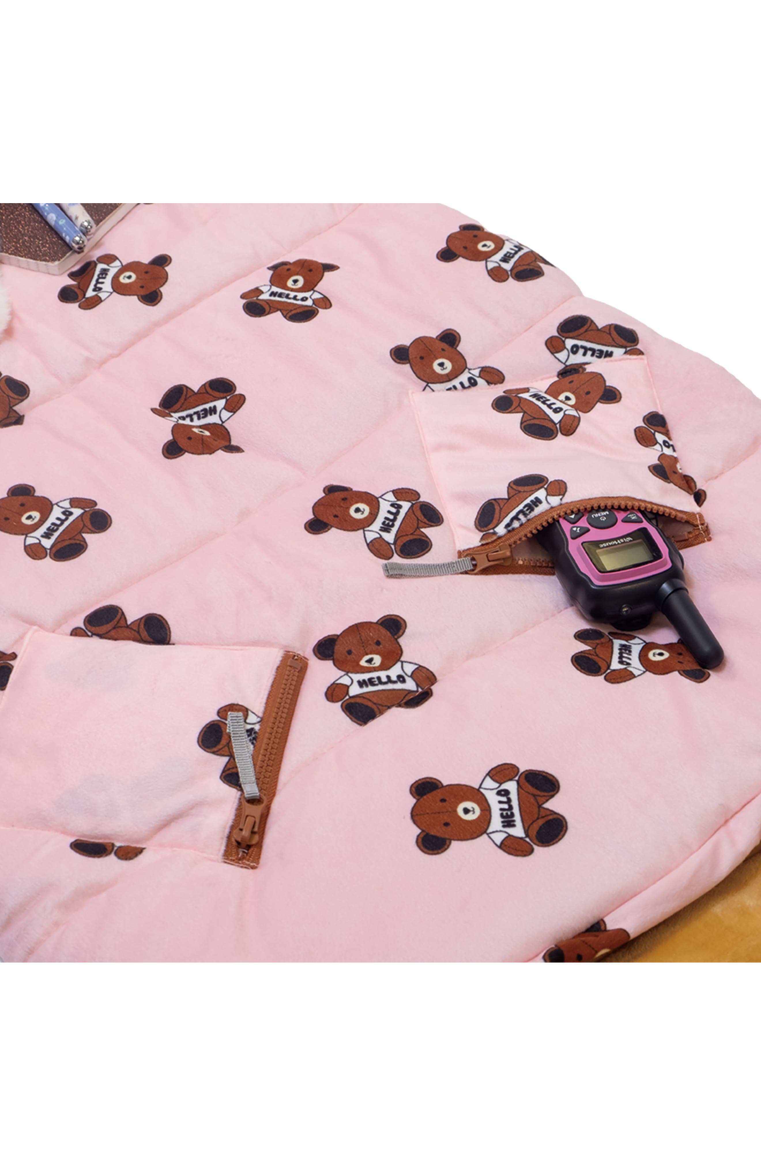 Kids' Sleep-n-Pack Sleeping Bag Backpack, Alternate, color, PINK MULTI