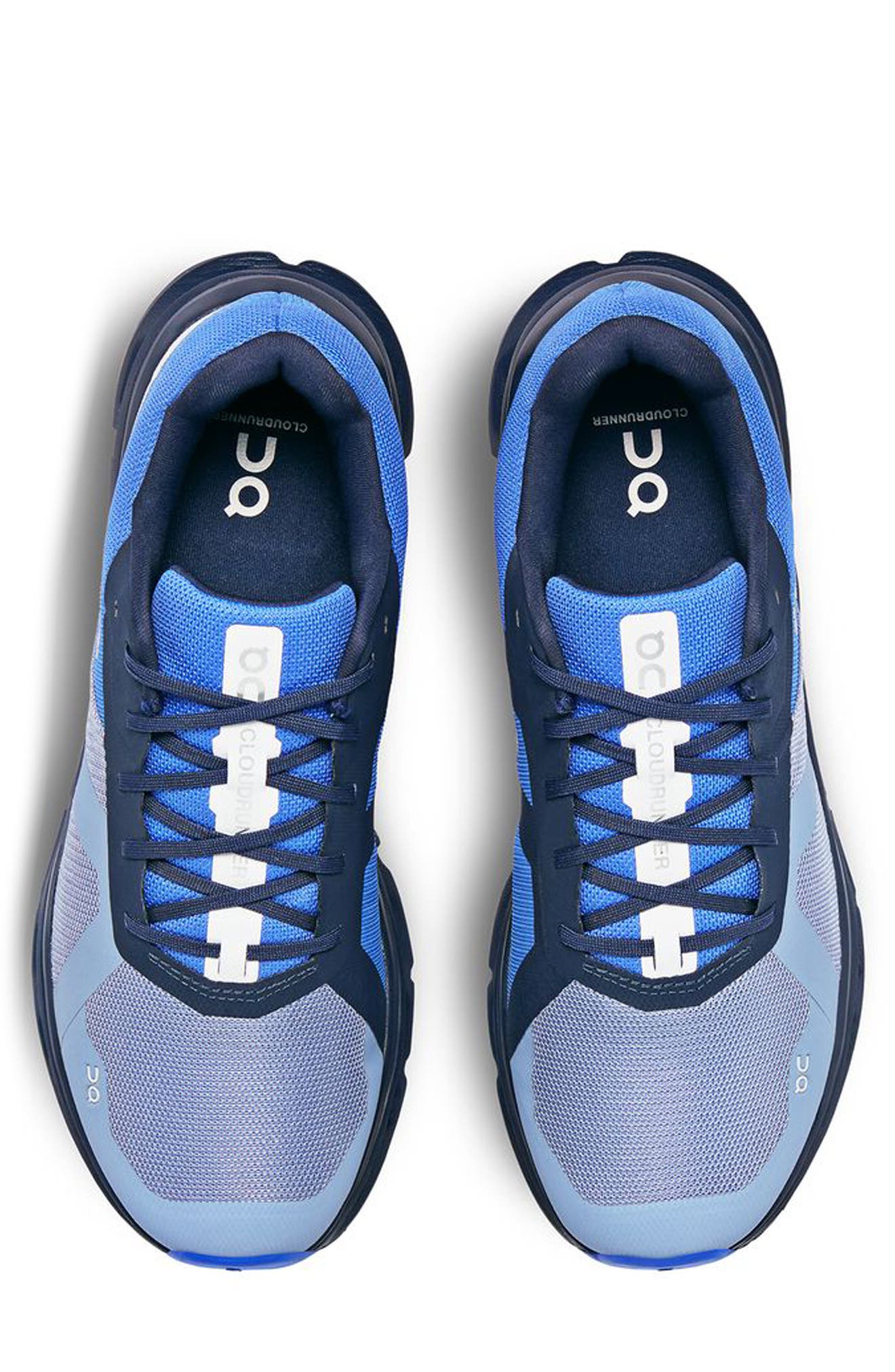 On Cloudrunner Running Shoe, Alternate, color, Shale/Cobalt