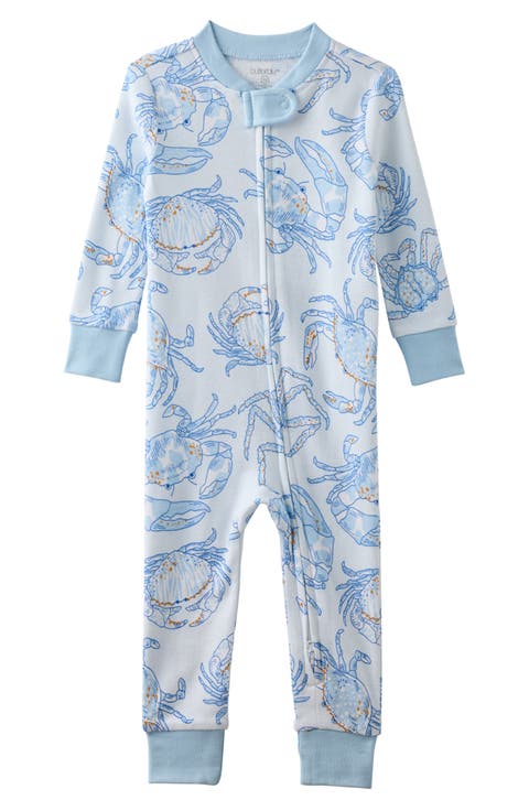 Shawn Footless Organic Cotton One-Piece Pajamas (Baby)