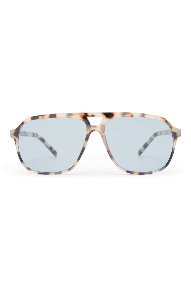 Monoceros 57mm Aviator Sunglasses, Main, color, COOKIE TORT/SMOKE TINT
