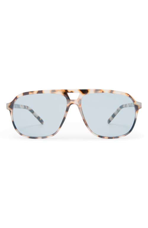 Aire Monoceros 57mm Aviator Sunglasses In Cookie Tort/smoke Tint