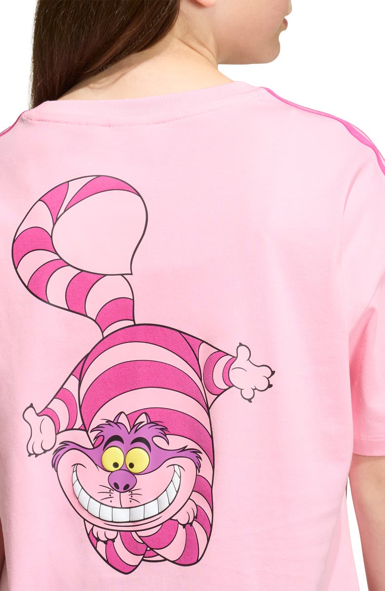 adidas x Disney Alice in Wonderland Kids' Cotton Graphic T-Shirt, Alternate, color, Light Pink