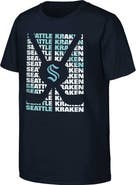 Outerstuff Youth Deep Sea Blue Seattle Kraken Box T-Shirt