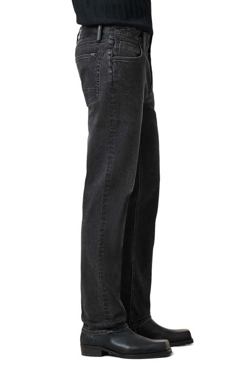 Allsaints Lenny Loose Fit Wide Leg Denim Jeans In Light Washed Black