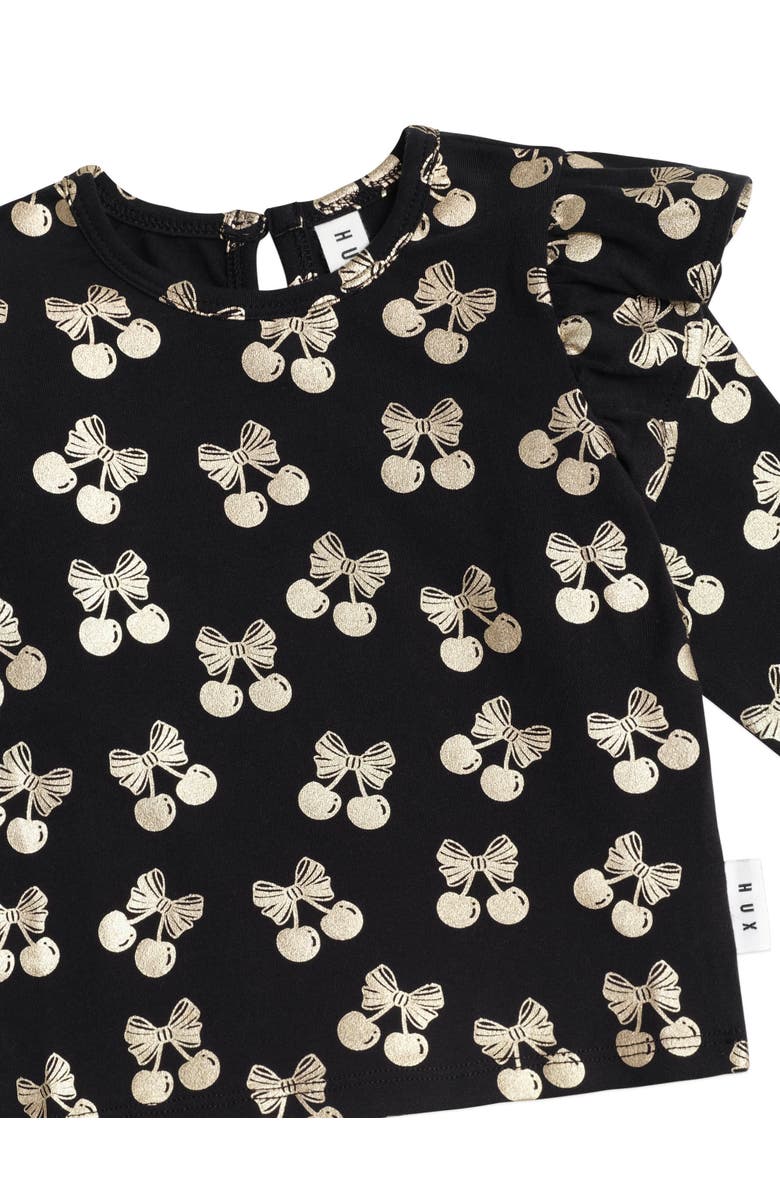 Huxbaby Special Frill Top Cherry Pie, Alternate, color, Black