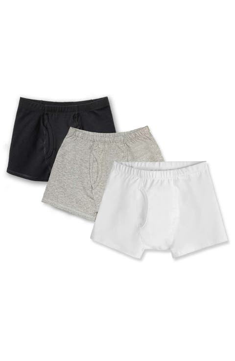 Organic Cotton Boys Boxer Brief Underwear 3-pk