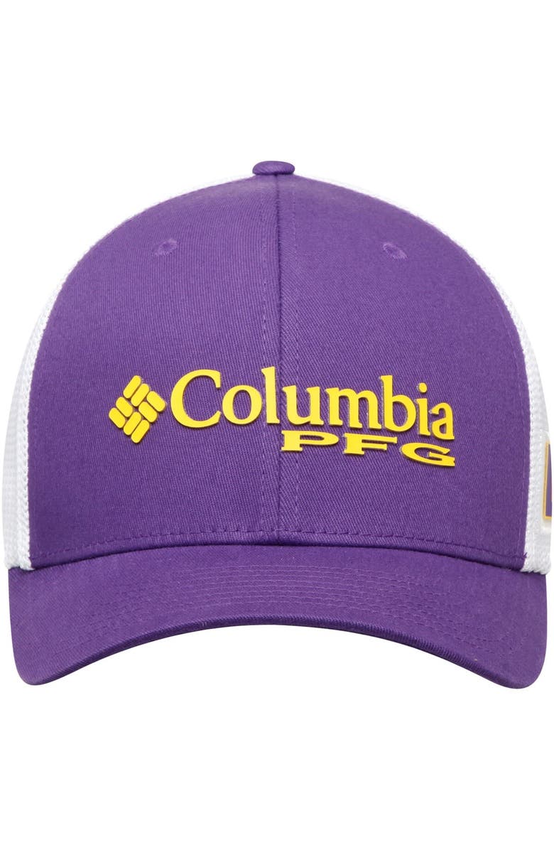 Columbia Men's Columbia Purple LSU Tigers Collegiate PFG Flex Hat, Alternate, color, Purple