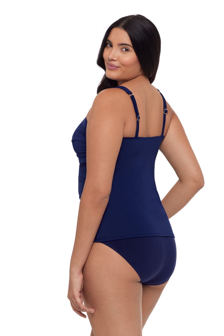 Ava Underwire Tankini Swimsuit Top, Alternate, color, Ink