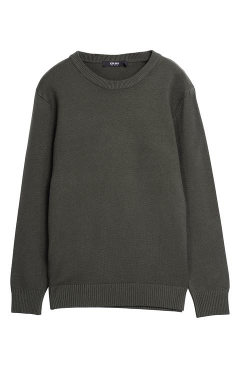 Kids' Basic Crew Neck Sweater (Big Kid)