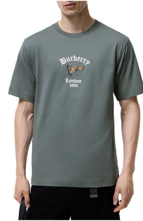 Check Flag Cotton T-shirt