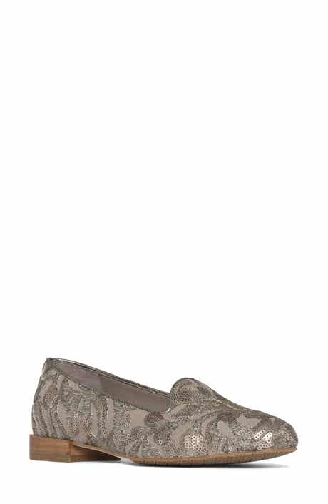 Donald Pliner Reena Sequin Embellished Loafer Flat