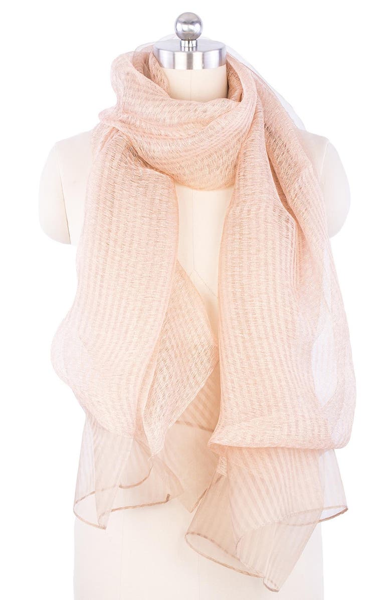 SAACHI Sheer Social Wrap, Alternate, color, Champagne