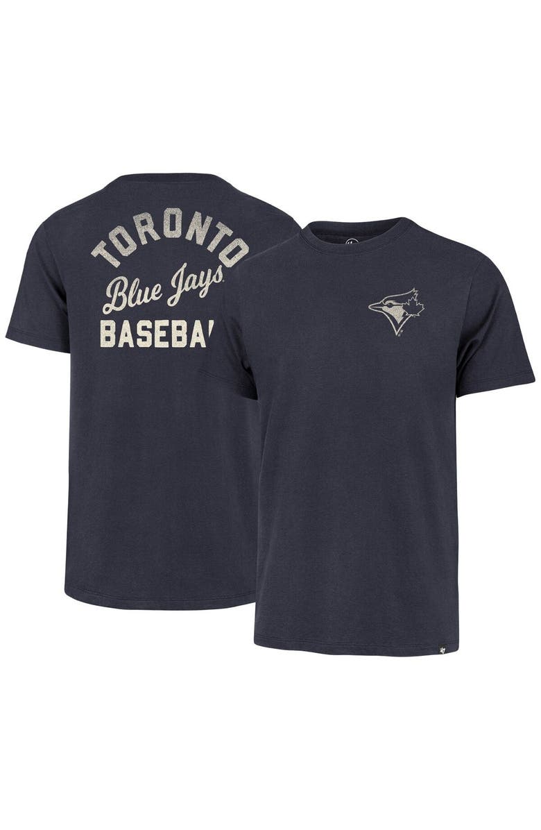 '47 Men's '47  Navy Toronto Blue Jays Turn Back Franklin T-Shirt, Main, color, 