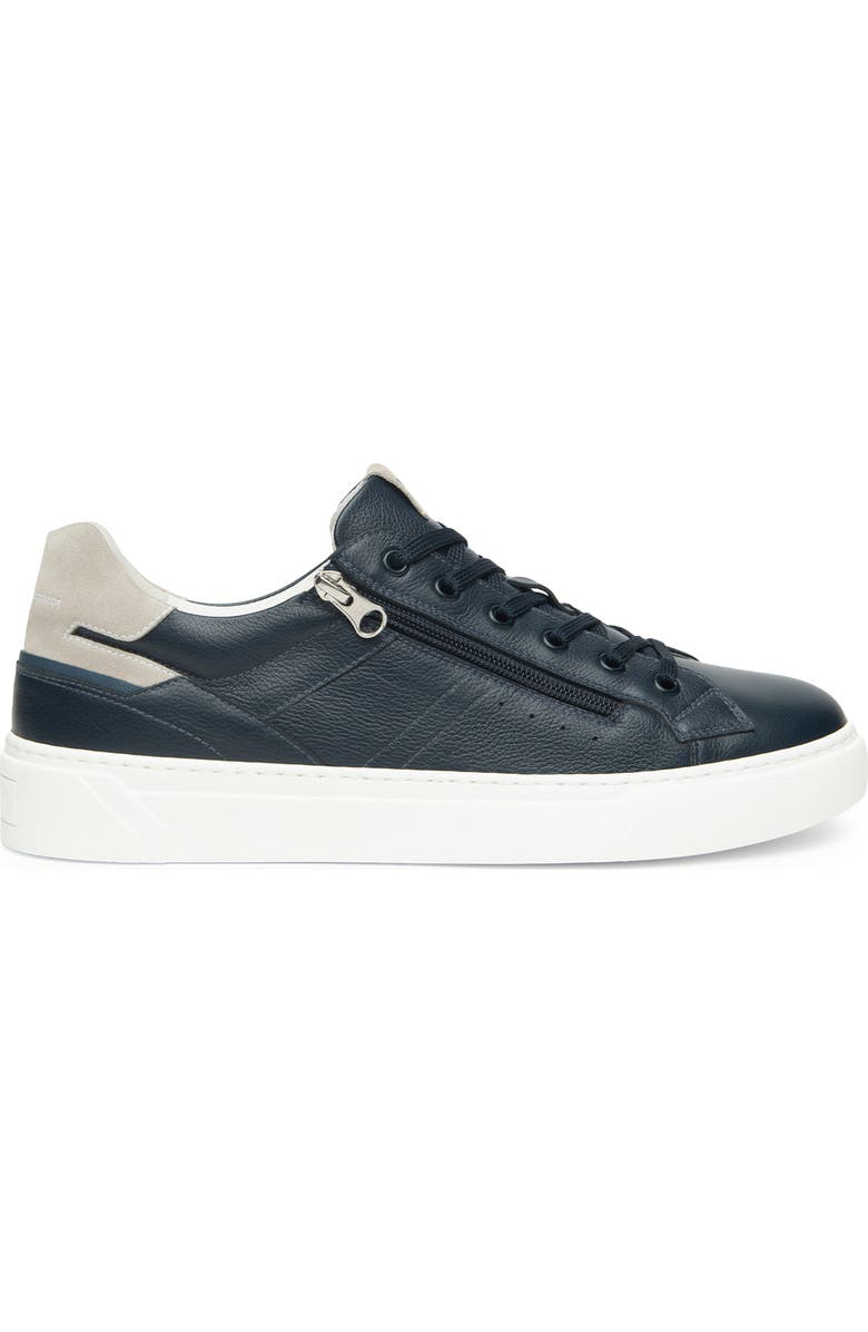 NeroGiardini Low Top Side Zip Sneaker, Alternate, color,