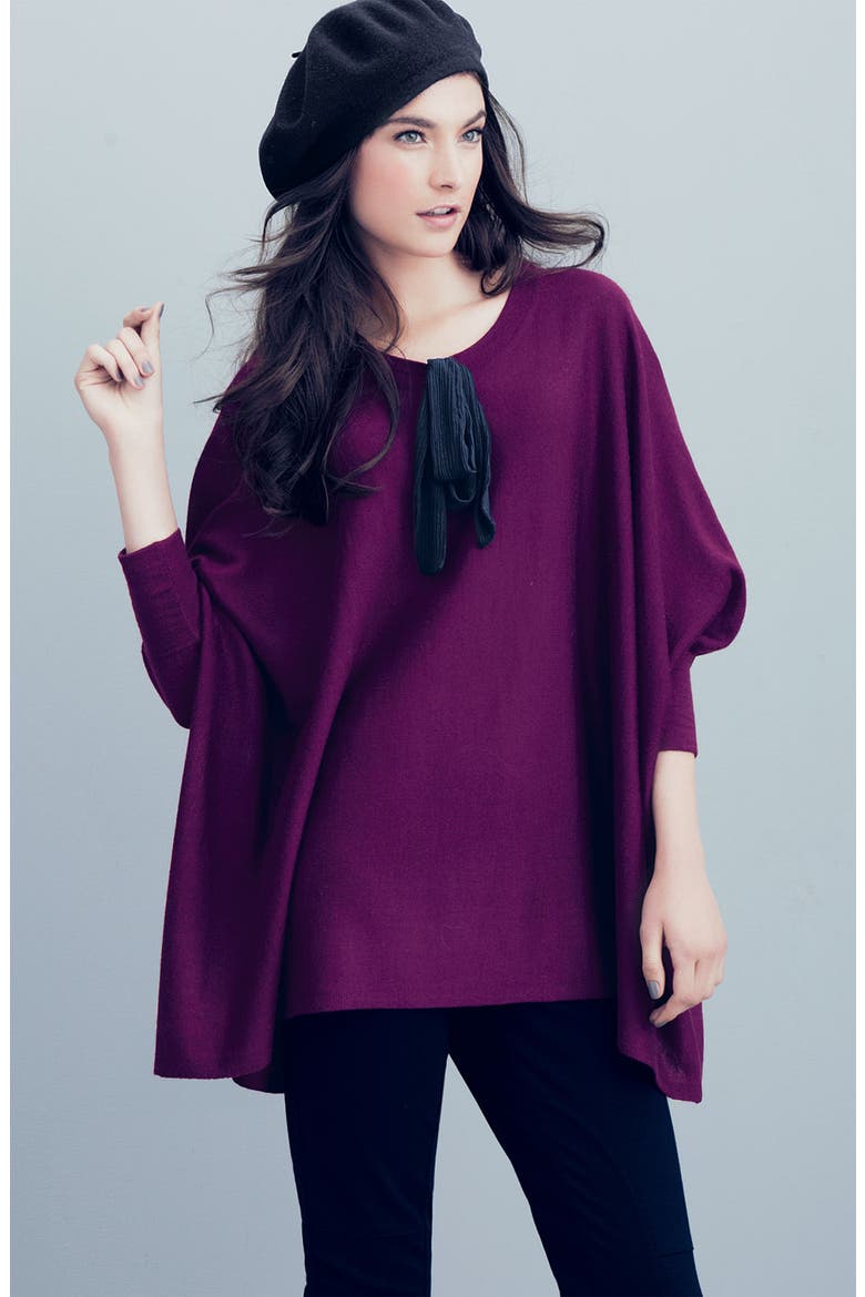 Bow Detail Pullover, Alternate, color, BLACK