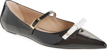 Stuart Weitzman Felicity Bow Mary Jane Flat (Women) Nordstromrack