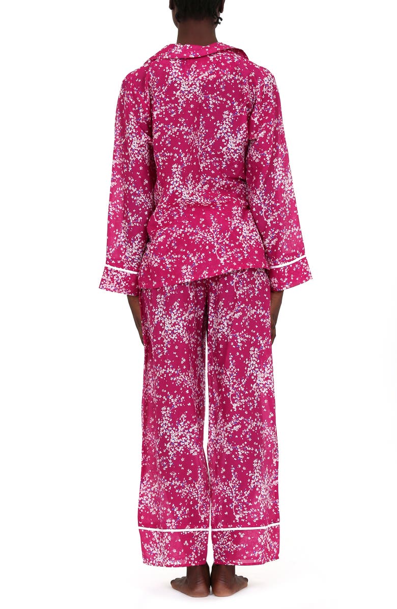 Papinelle Cheri Blossom Cotton & Silk Pajamas, Alternate, color,