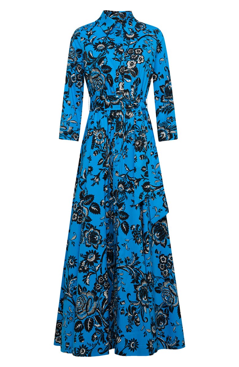 DVF Blaine Floral Shirtdress, Alternate, color,