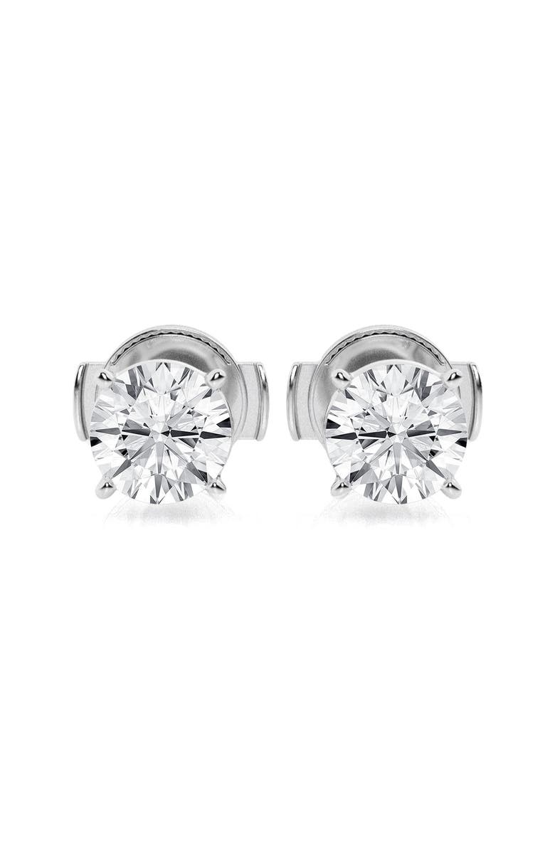 Badgley Mischka Collection Solitaire Diamond Stud Earrings, Main, color, 