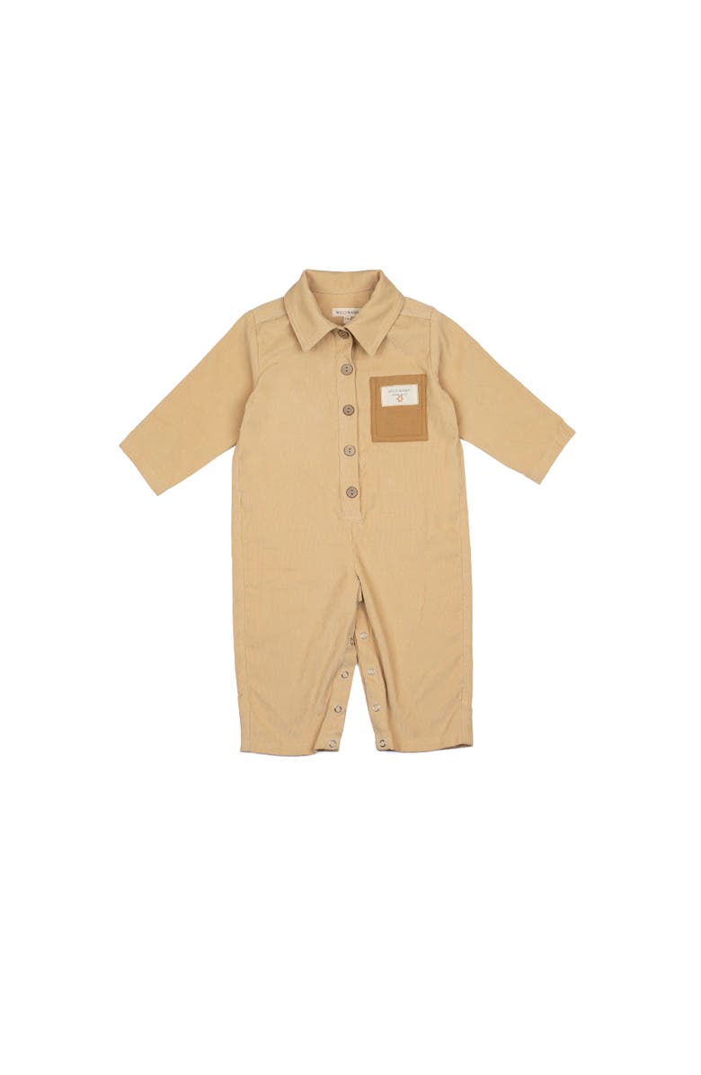 Wild Wawa Buttons Jumpsuit, Main, color, Sandstone