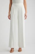 Elie Tahari The Clare Pleated Wide Leg Pants