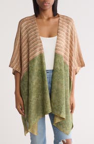 Vince Camuto Colorblock Lurex Topper