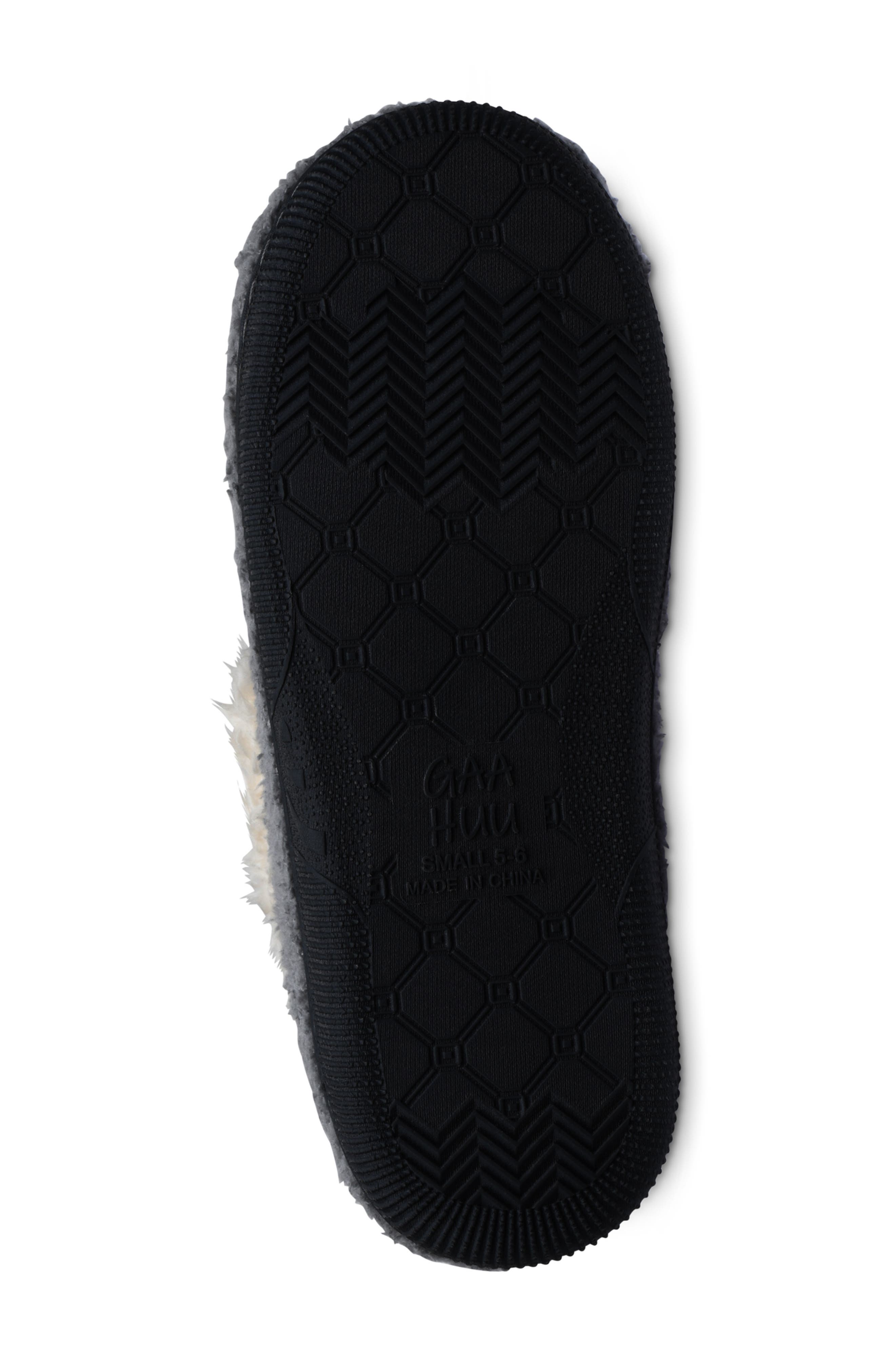 Cozee Faux Fleece Lined Slipper, Alternate, color, GREY