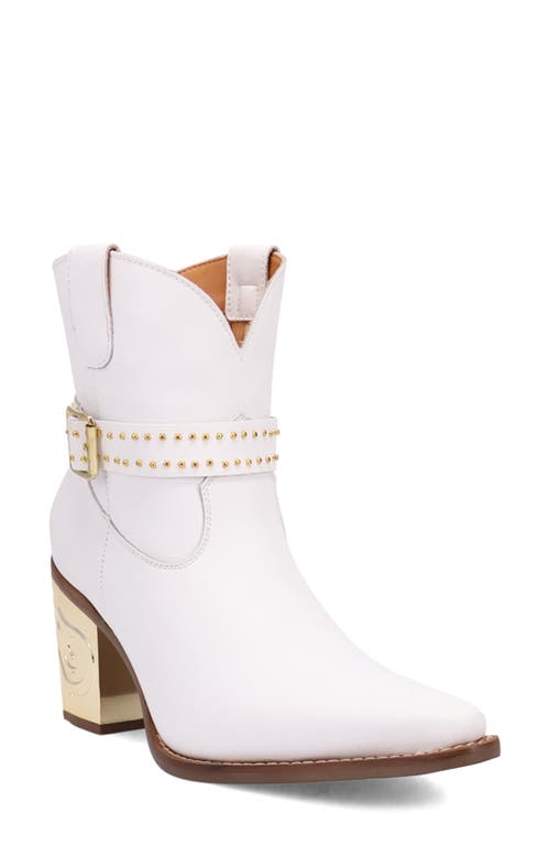 Dingo Milano Bootie in White 