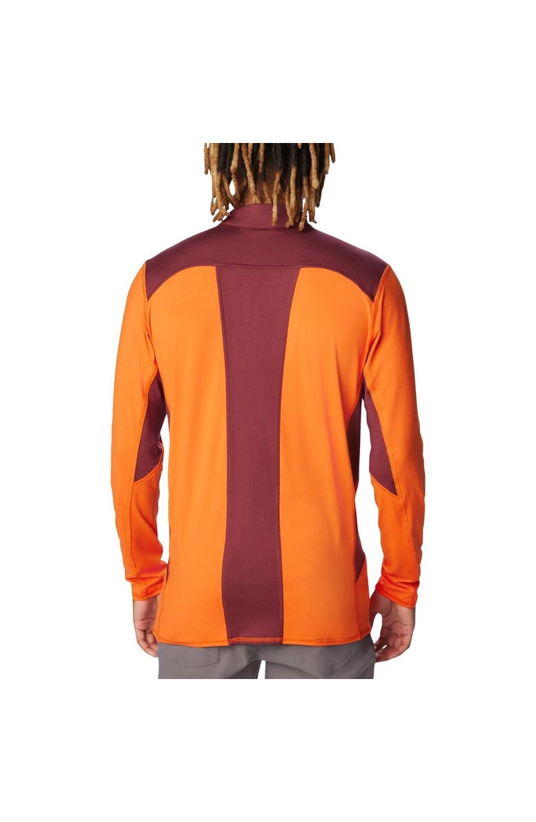 Columbia Men's Columbia Orange Virginia Tech Hokies Tech Trail<sup>™</sup> Omni-Shade Quarter-Zip Top, Alternate, color, Orange