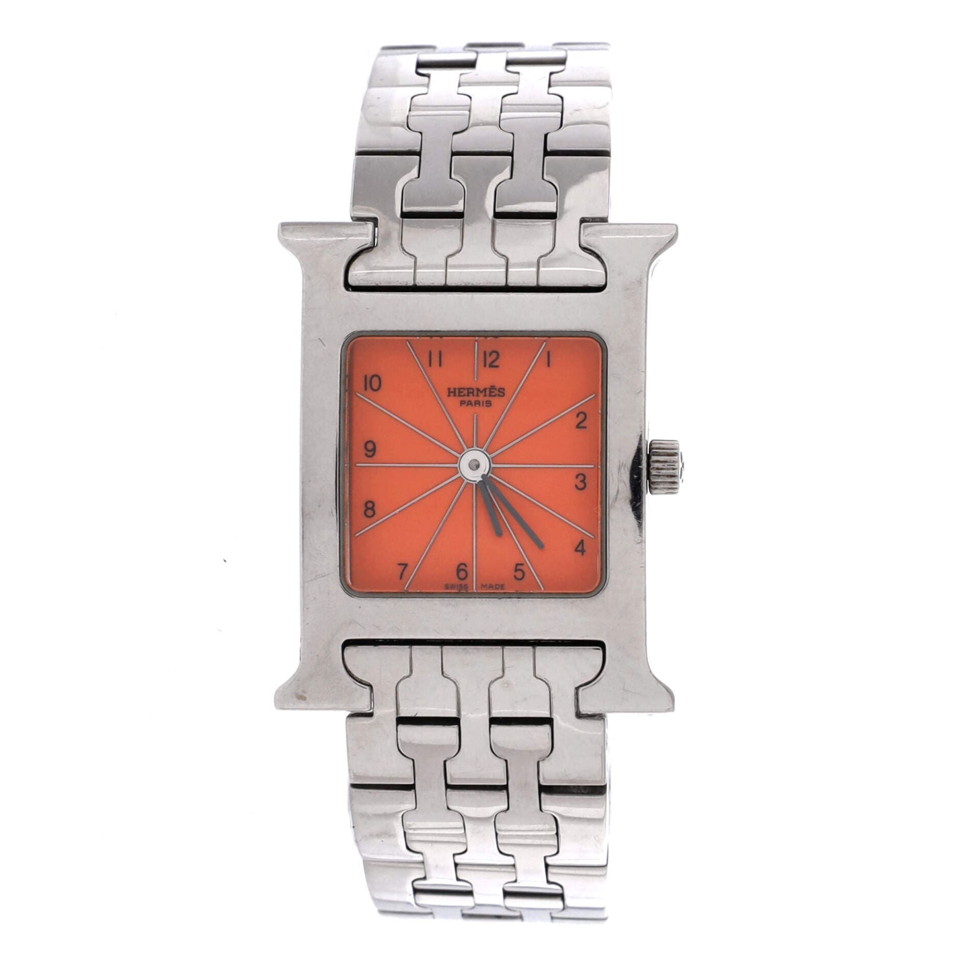Heure H Quartz Watch Stainless Steel 21, Main, color, Metallic Silver