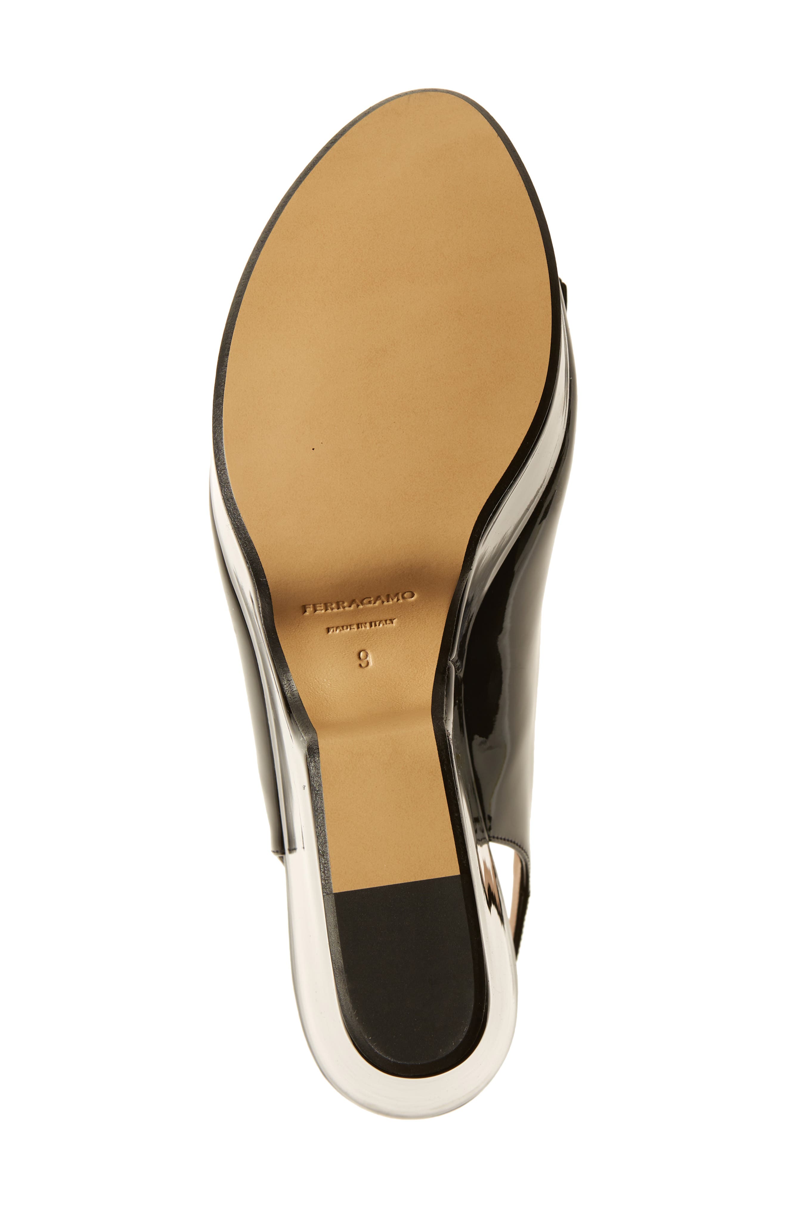 FERRAGAMO Lally Platform Slingback Pump, Alternate, color, 