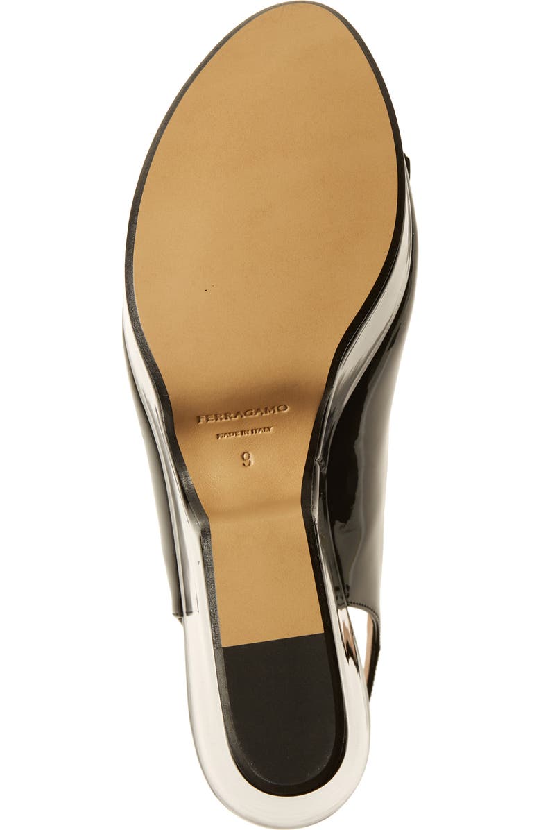 FERRAGAMO Lally Platform Slingback Pump, Alternate, color,