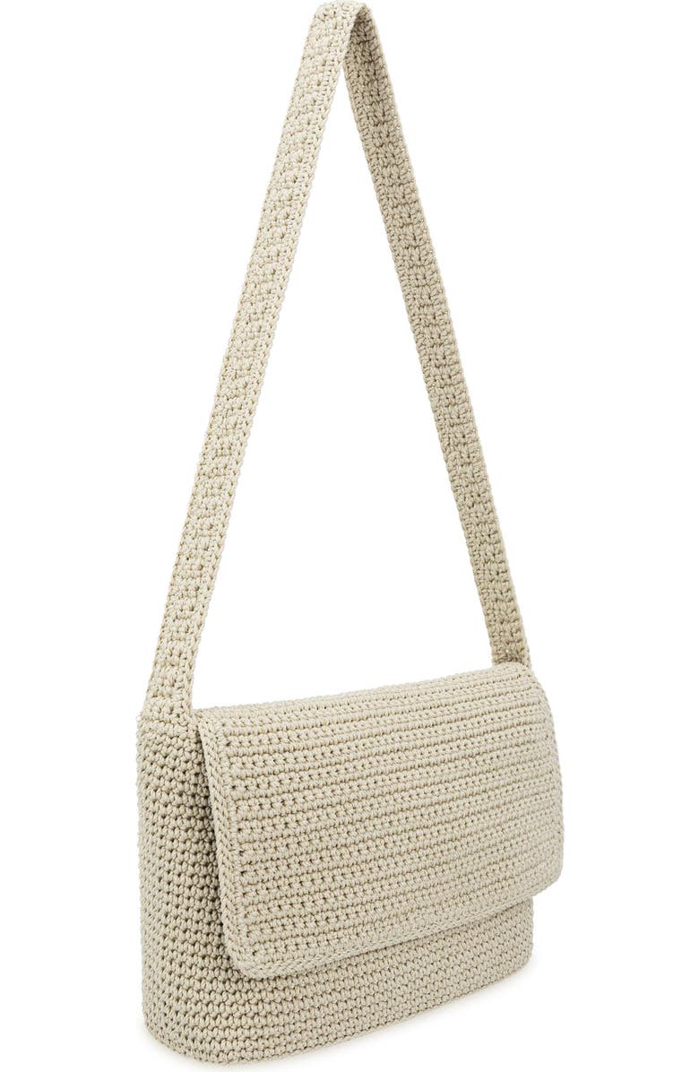 The Sak Marlow Crochet Flap Shoulder, Alternate, color, Ecru