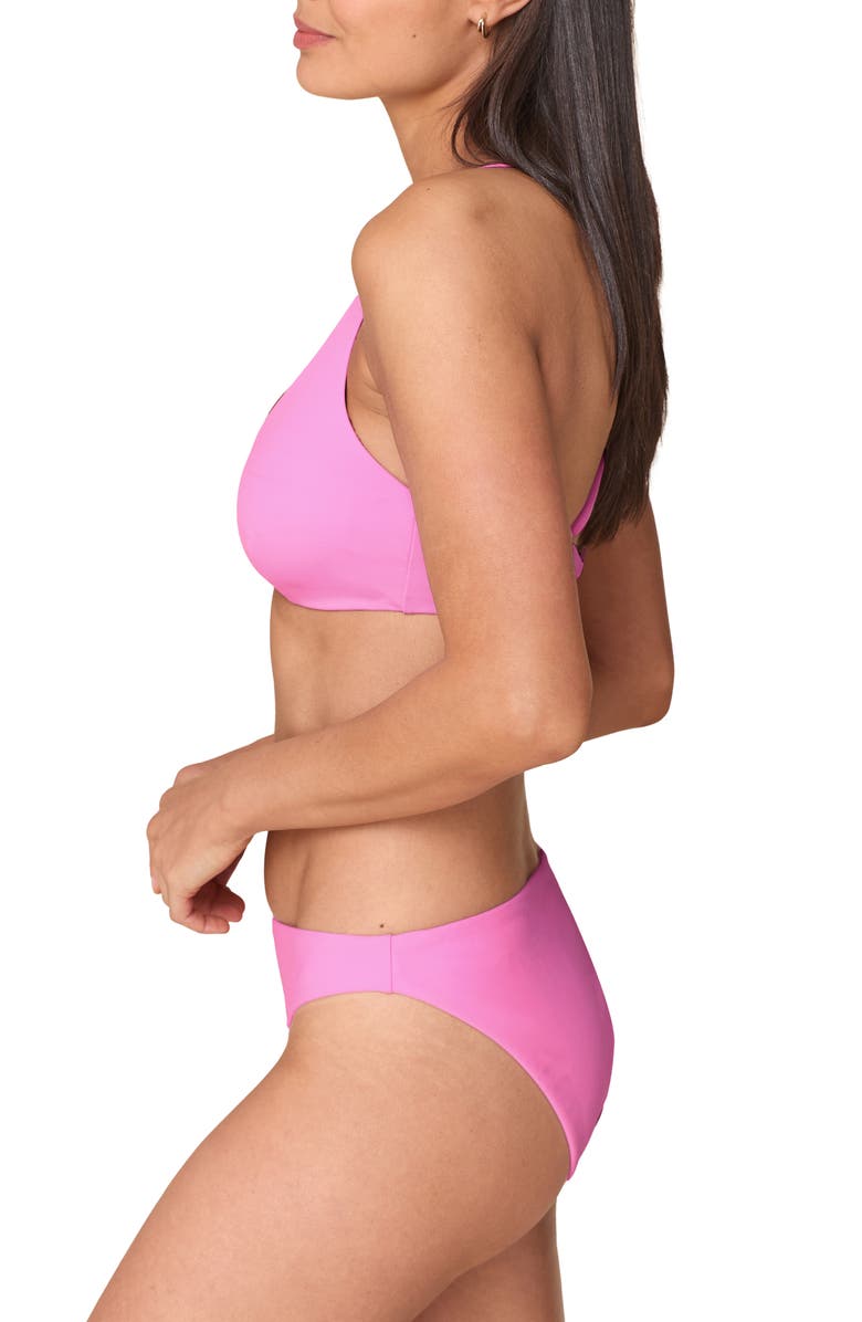 Andie The Essex Bikini Top, Alternate, color, Rosebloom