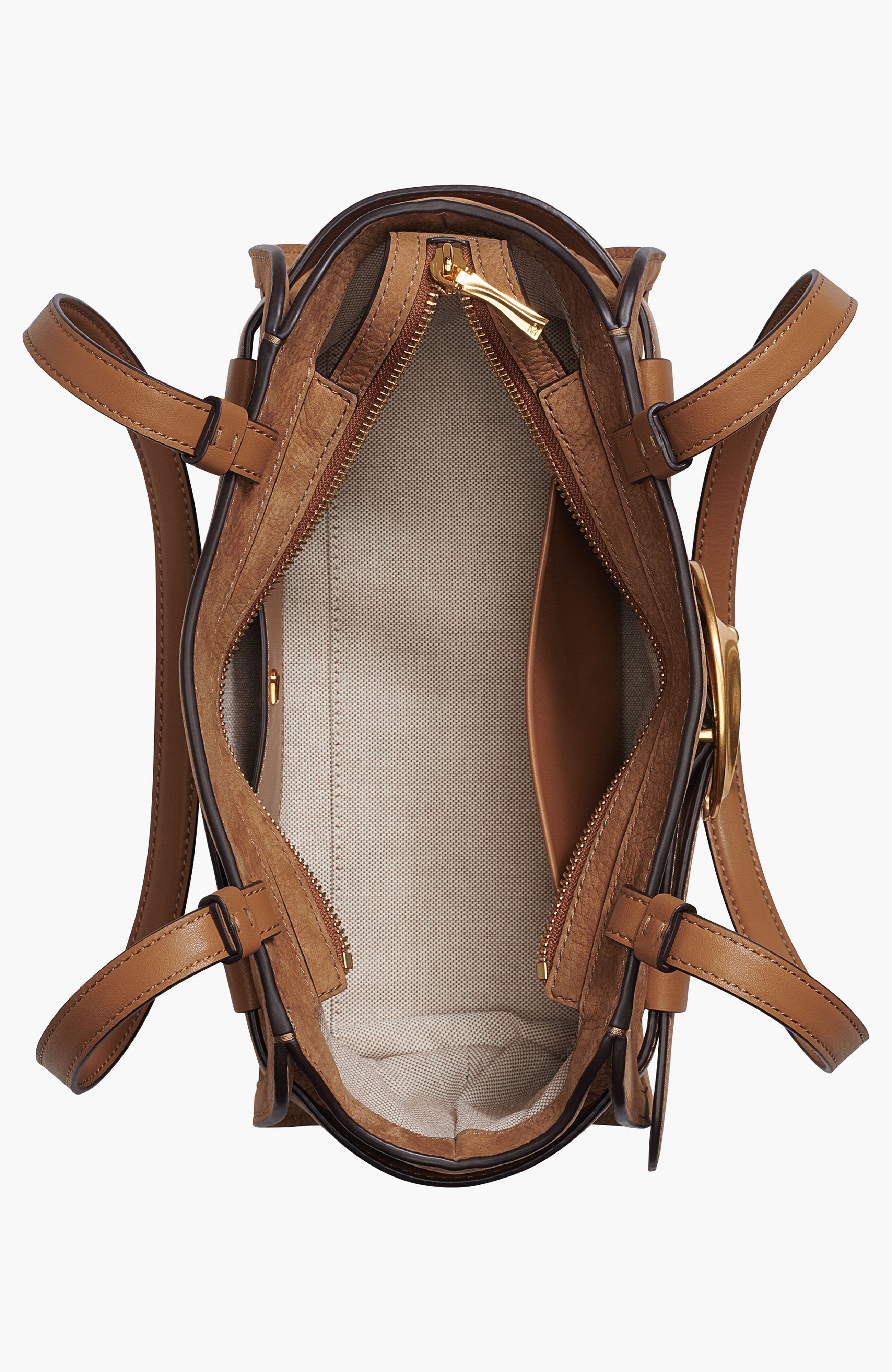 Keaton East-West Tote, Alternate, color, Tobacco