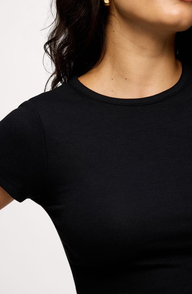 nuuds Slinky Rib Crewneck T-Shirt, Alternate, color, 