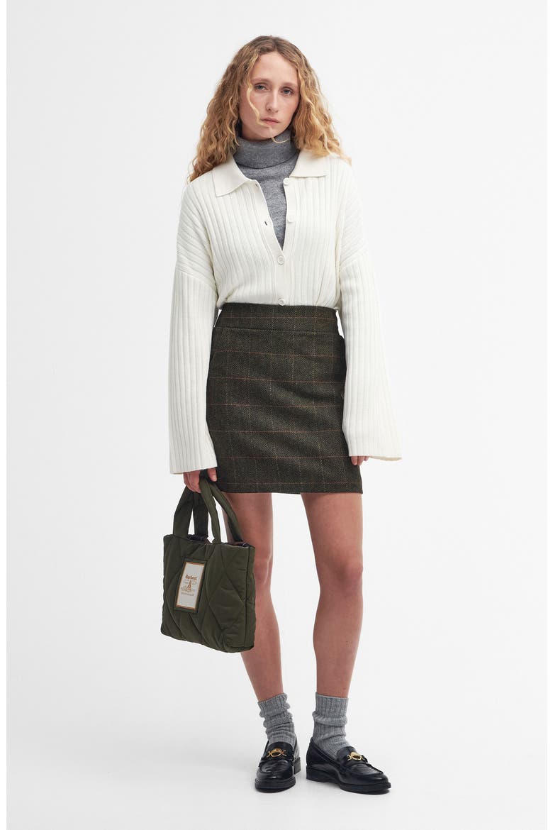 Claudette Cotton Blend Rib Cardigan, Alternate, color, CLOUD