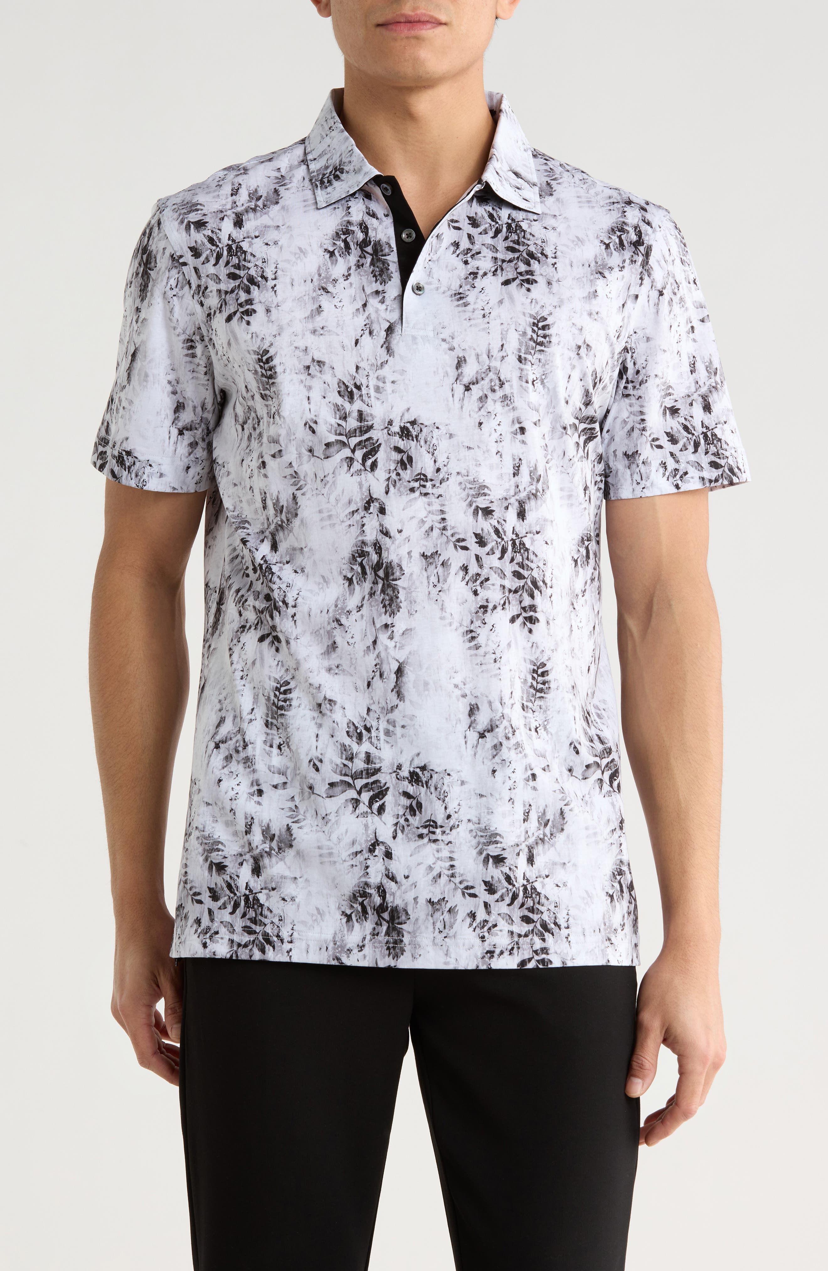 Bugatchi Mercerized Cotton Polo