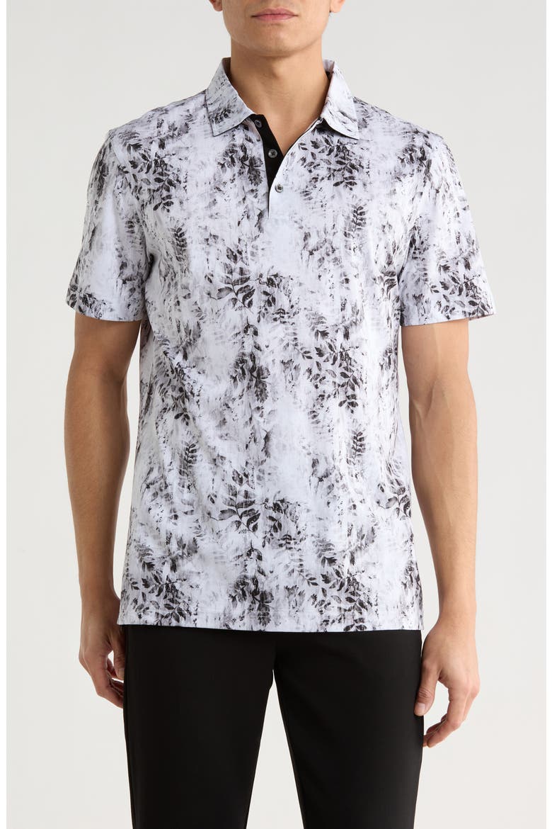 Mercerized Cotton Polo, Main, color, CEMENT