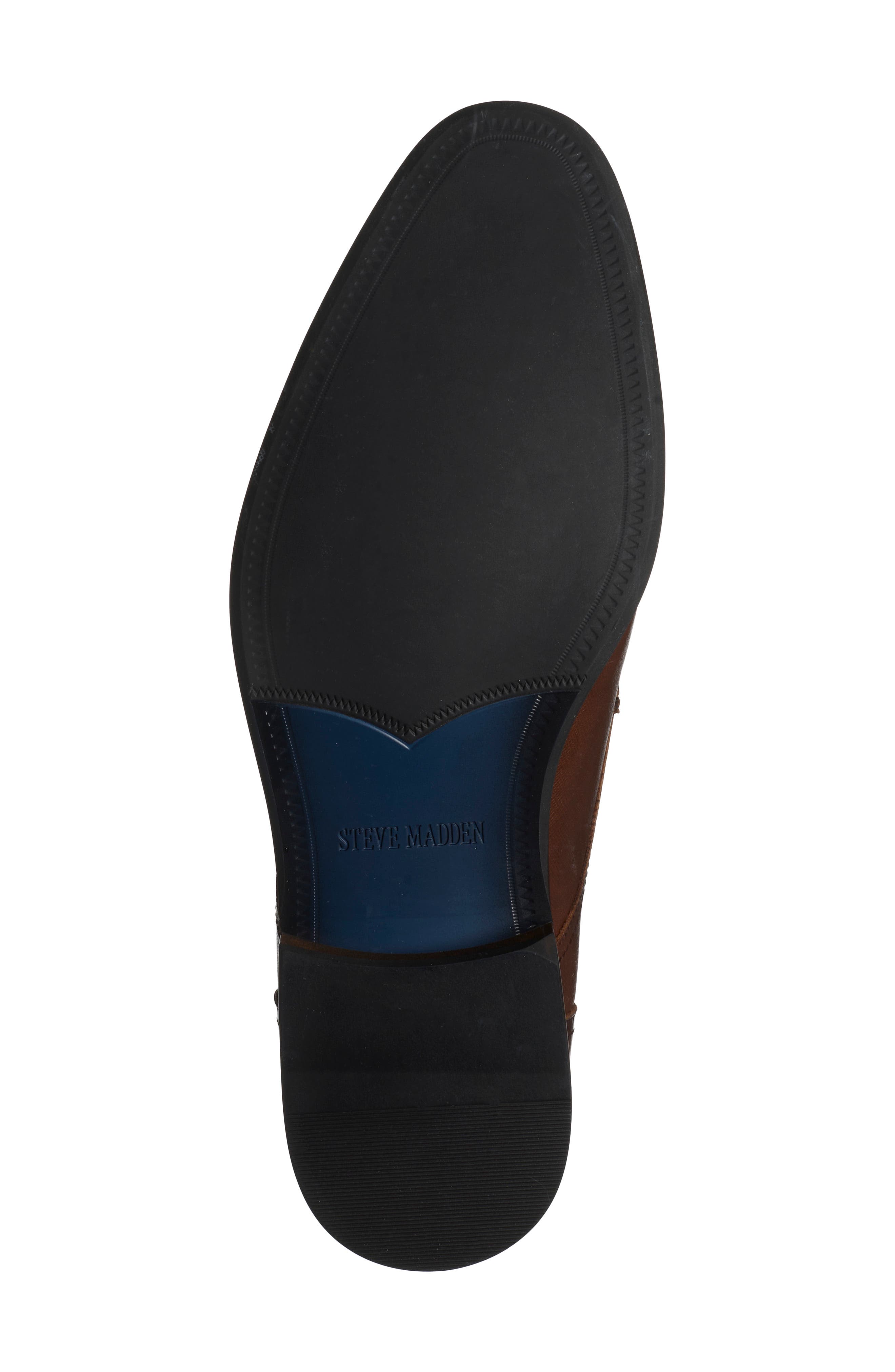 Savey Double Monk Strap Shoe, Alternate, color, BROWN