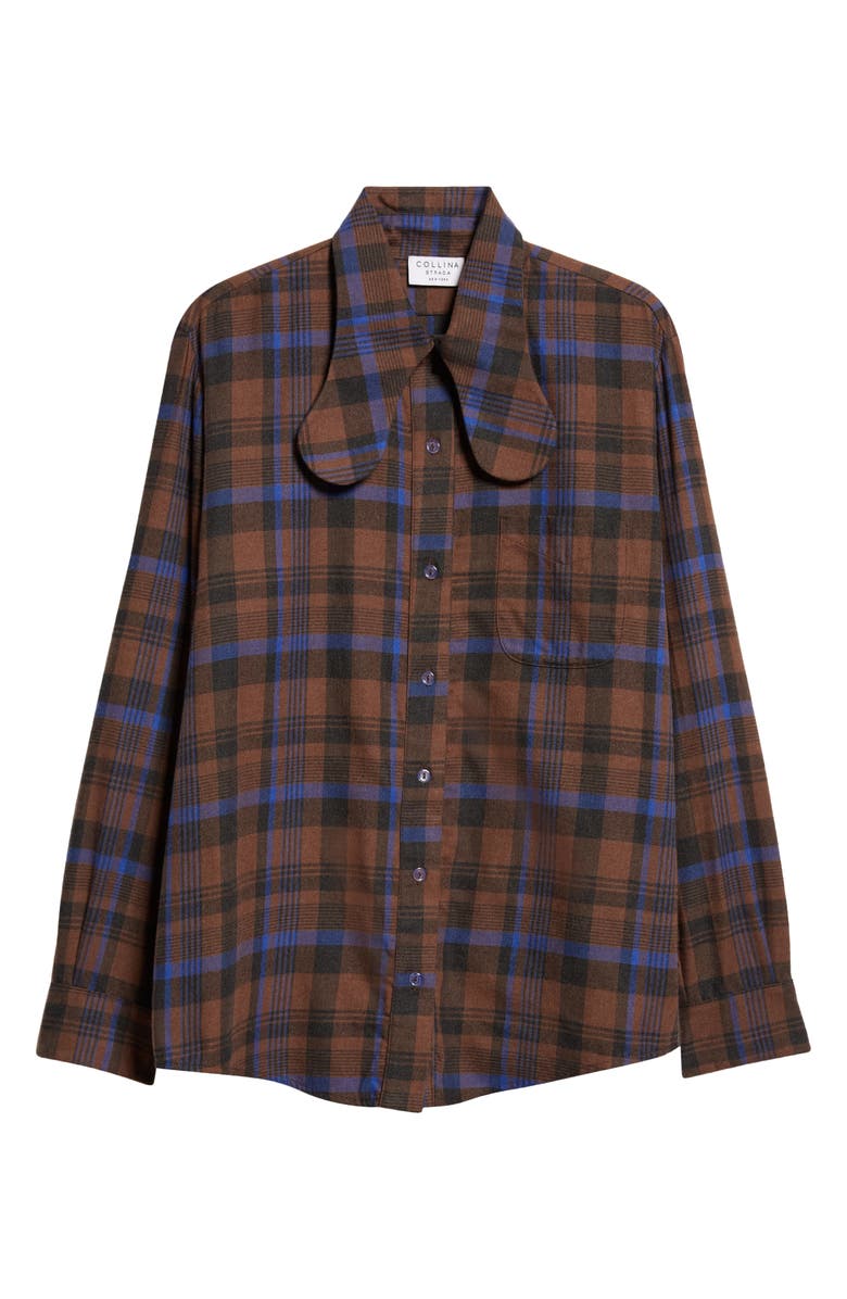 Collina Strada Bunny Collar Button-Up Shirt, Alternate, color, 