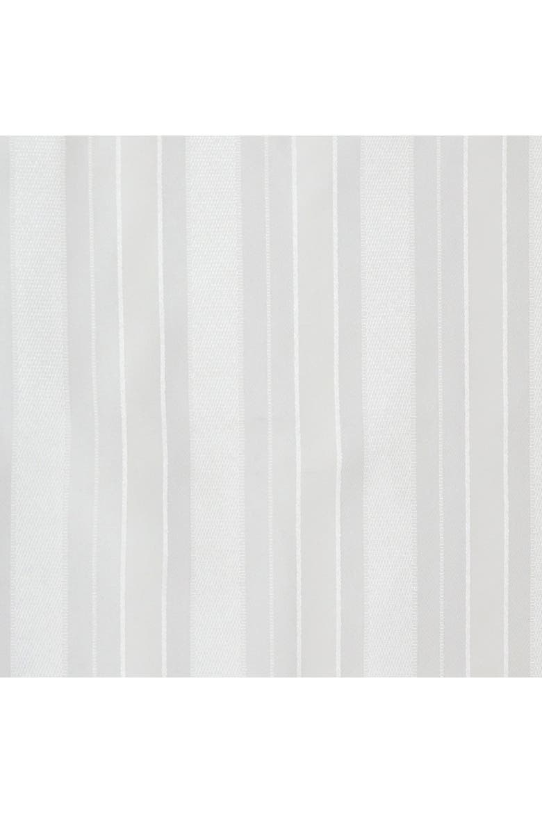 Denley Stripe Jacquard Tablecloth, Alternate, color, White