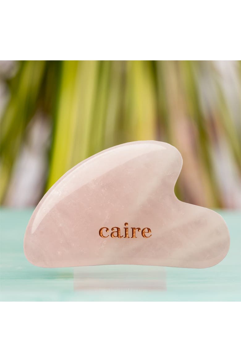 Gua Sha Facial Ritual Smoothing Stone, Alternate, color, Rose Quartz
